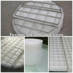 Plastic wire-mesh demister for seperation-