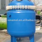 glass lined tank with jacket for distillation