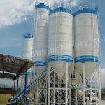 200T bolted type sectional lime storage silo