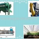 Horizontal hydroextractor equipment used for Municipal wastewater