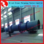 High capacity sand rotary dryer with low power