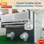 Continuous conveyor belt dryer