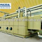 textile network with pre-drying machine