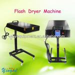 Movable flash dryer for t shirt screen printing machine