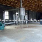 saw dust drying for wood briquette production line