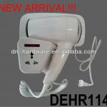 CHAEP!!! new arrival socketed wall mounted hair dryer