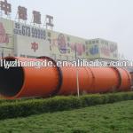 3.4*7.6m three cylinder rotary drum dryer for fertilizers in stoving slag iron powder to Turkey with CE&amp;BV