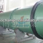 Rotary dryer for flyash drying