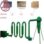 Factory directly sell saw dust hot air flow wood dryer