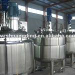 Stainless steel heating and mixing tank