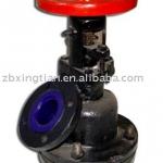 Glass lined flush valve 1