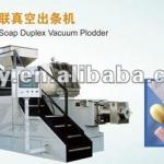 Soap Machinery XSCT Series Multicolored Duplex Vacuum Plodder With Double Screws