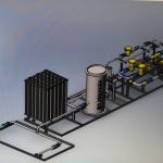 Gas pressure regulate station