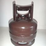 2kg portable steel refilled lpg gas cylinder for BBQ