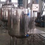 stainless steel syrup mixing vessel / Liquid mixing tank detergent mixing vessel
