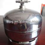 2kg portable lpg gas cylinder/gas bottle for BBQ