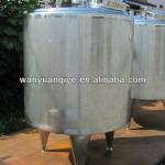 500L cooling and heating tank made of SS304 with hot water jacket