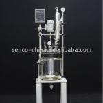 FC2003 20L Cap Style Jacketed Glass Reactor-SENCO- Complete Flange joints
