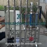 pilot plant with ceramic membrane filter elements for MF filtration in chemical industry
