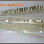 400 holes Manual Capsule Filler with tamping tool 400pcs/time size 0# YSC-D666