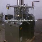 Double rotary tablet machine