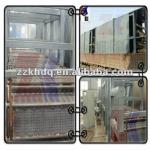 Chain plate type briquette dryer/briquette drying machine with compact structure