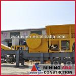 Heavy chassis portable jaw crusher,mobile jaw crusher