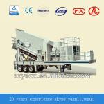 Portable/mobile cone crusher station-