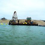 Dredging boat with Cutter Head