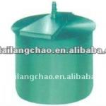 Double impeller leaching and agitating tank