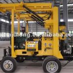 Full hydraulic trailer mounted portable water well drilling rig