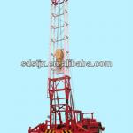 Anchor rope free oil well workover rig