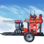 Trailer mounted water well drilling rig-
