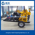 trailer type hydraulic water well drilling rig HF200