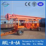Hottest selling for percussion drill, AKL-A-6A ground hole drilling machines