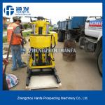 HF130 rotary drilling equipment with trailer chassis-