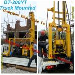 Hot sale!!! Truck mounted DT-200YT(200m in depth core, well drill etc) water well drilling rig