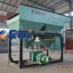Saw tooth wave jigger for barite ore dressing