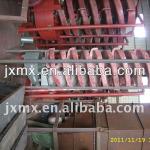 Spiral chute for separator for gold ore