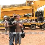 alluvial gold trommel wash plant applied in Indonesia mining area