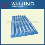 jaw crusher parts high manganese steel fixed/swing jaw plate