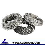 Diamond cutting wire saw for mining,block squaring,profilling,granite,marble,concrete