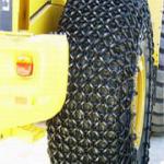 Heavy mining truck tire protection chain for 16/70-20