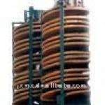 Glass fibre reinforced plastic spiral chute utilized in fine ore separation