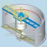 Traction thickener machine for processing plant