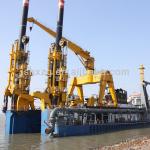 flexibility spud carrier for dredger