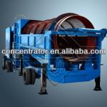 Mobile gold plant mobile trommel screen