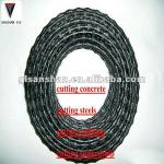(fixed by rubbber and spring) Reinforfcced Concrete Cutting Diamond Wire Saw