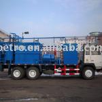 Flushing fluid truck