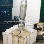 Pneumatic Hydraulic Concrete Splitter. Buster Rock